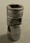 Snap-on Tools 3/8 Drive 12PT 7/16" FU14A Swivel Socket Usa. Fixed Price $12.00.