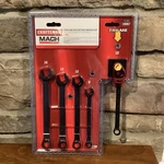 Craftsman Mach Series 5PC. Open End Ratcheting Combo Wrench Set Metric #941564. Fixed Price $22.00.