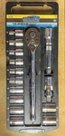 Power Torque Rachet And Set, 15 Pc, Metric Sockets, 1/2" Drive Mdl GM4251. Fixed Price $24.99.