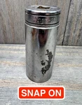 Snap-on SF281 Usa 3/8 Drive 12 Point 7/8 Socket Vintage Tool X104. Fixed Price $12.49.