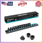Duratech 3/8" Drive Stubby Impact Socket Set, 14-PIECE, Metric, 6-19MM, Cr-mo. Fixed Price $59.99.
