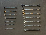 Mac Tools Rbrt Precision Torque Combination Wrench Set 14PCS 6-19MM Hex. Fixed Price $470.00.