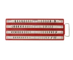 Abn Large Sae Socket Holder Tray Rack Rail 1/4" 3/8 1/2" Inch 80-PIECE Clips. Fixed Price $19.99.
