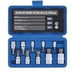 Triple Square Spline Bit Socket Set Xzn,tamper PROOF,1/2" 3/8" 1/4" DRIVE,M4 .... Fixed Price $26.37.