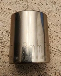 Craftsman Usa 18MM Socket 6 Point 3/8" Drive Inverted G 43579. Fixed Price $9.50.