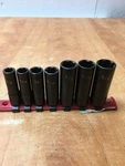 Matco Tools SBDPA7R 7PC 3/8" Drive Sae Deep Pro Non-slip Impact Socket Set. Fixed Price $89.99.
