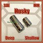Husky 1/4" Drive Sockets Shallow Deep - 6 Point Sae Metric Any Size Tools. Fixed Price $8.88.