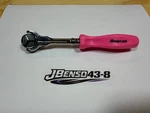 Snap-on Tools New Hot Pink 1/4" Drive Hard Grip Round Swivel Ratchet THNFD72P. Fixed Price $349.95.