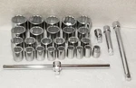 S-k 3/4" Drive 12-PT 29-PC Standard Socket Set 471 Superkrome Series Made In Usa. Fixed Price $2093.21.