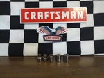 Vintage Craftsman 3/8" Drive Sae 8PT Socket Set Point Made Usa. Fixed Price $24.00.