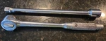 Vintage New Britain 1/2" Drive Ratchet NS-65 Plus 9" Extension Knurled Made Usa. Fixed Price $19.99.