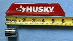 Husky Tools 3/8 Dr. 17MM 12PT. Chrome Short Socket. Fixed Price $12.00.