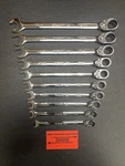 Snap-on Tools New 10PC 10MM 19MM Reversible Ratcheting Wrench Set SOXRRM710A. Fixed Price $450.00.
