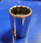 Vintage 1/2" Drive X 7/8" Size 12 Point Proto Professional 5428 Usa. Fixed Price $8.00.
