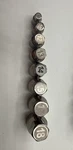 Vintage Craftsman 42801 Low Profile Ratchet Wrench Sockets Metric Set 8PC. Fixed Price $100.00.