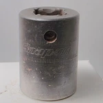 Snap-on Tools Usa 1/2" Drive 19MM 6 Point Impact Socket IMM190 Used #0589. Fixed Price $30.00.