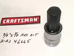 Craftsman 3/8" Drive Hex Bit Socket Z-aj 46665 Free Usa Shipping. Fixed Price $9.96.