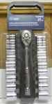 Project Source 21 Piece 3/8 Drive Ratchet & Set Sae Metric. Fixed Price $24.99.