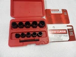 Craftsman 3/8" 1/2" Damaged Bolt Nut Remover Set - Part # 52060/52061. Fixed Price $116.95.