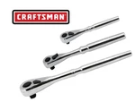 New Craftsman 45 Tooth Polished Ratchet - 1/2, 3/8, 1/4" Drives, Choose Size. Fixed Price $31.95.