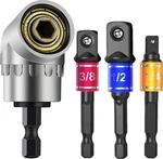 4PCS 105 Angle Socket Adapter Driver Extension Drill Bit Holder Tool Set - New. Fixed Price $13.26.
