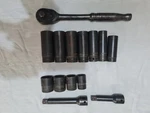 (snap-on 14PIECE (1/2") & 1-)3/8" Deep DRIVE12POINT Industrial Sae Socket Set. Fixed Price $249.00.
