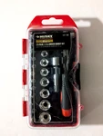 Unused But Case Abused Husky 23 Piece 1/4IN Drive Socket Set, Hand Tools, Auto. Fixed Price $17.00.