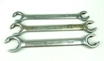 Husky 1/2" To 7/8" 6 Pt Sae Flare Nut Line Wrench Set Usa 3 Pieces Vintage. Fixed Price $24.00.