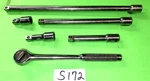 Matco Tools 6 Piece 1/2 Drive Ratchet & Extensions INCH-15. Fixed Price $165.00.