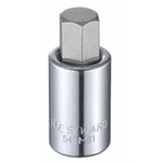 Westward 54TM81 1/2 In Drive Hex Socket Bit Sae 9/16 Tip, 1/4 L. Fixed Price $7.99.