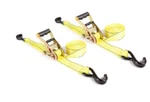 2 Power Torque Ratchet Tie Down Straps 1.5" X 15', 1830 Lb Work, 5500 Break. Fixed Price $26.95.