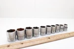 Snap-on 210FSM 10-19MM 3/8" Drive 6-POINT Piece Metric Chrome Socket Set Usa. Fixed Price $139.99.