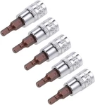 Uxcell 5PCS 1/4" Drive H4 (4MM) Hex Socket, S2 Steel Cr-v. Fixed Price $17.99.