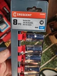 Crescent 1/2"DR. Socket Set Standard Sae 12 Pt.. Fixed Price $18.00.