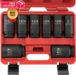 Neiko 02461A 3/4 Inch Drive Impact Socket Set, Sae To 1-1/2 8 Pc,. Fixed Price $112.99.
