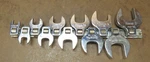 Snap On Piece 3/8" Drive Open End Crowfoot Wrench Set 211FCOA To Read. Fixed Price $166.50.