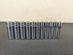 #BN661 Snap-on 111STMMDY 11PC 1/4" Drive 12-POINT Metric Deep Socket Set. Fixed Price $229.95.
