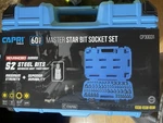 Capri Tools CP30031 Master Torx Star Socket Set, 60-PIECE, Silver. Fixed Price $65.00.