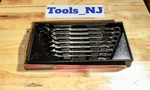 Snap-on New Piece 12-POINT Metric Long Combination Wrench Set OEXLM707B. Fixed Price $271.69.