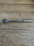 Proto J5452F Fine Tooth Ratchet: 1/2" Drive Round Head 9-3/8" Oal, 72 Gear Teeth. Fixed Price $34.99.