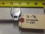 Armstrong 11-854 Crowfoot Socket 5/8" X 3/8 Drive (#1100-AC). Fixed Price $15.00.