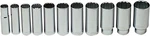 402 1/2INCH Drive 11 Piece Set 12 Point Deep Sockets, 1-1/8INCH. Fixed Price $298.31.