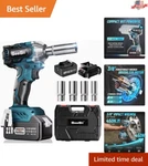 User-friendly 3/8'' Power Impact Wrench Set With 4 Sockets And Sturdy Case. Fixed Price $118.99.