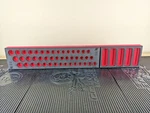 #AS833 Snap-on Red Foam Organizer For 45PC 3/8" Drive Metric Socket Set FMS003BR. Fixed Price $219.95.