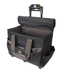 Clc Custom Leathercraft L258 Techgear Roller Tool Bag With Lighted Handle, 17-IN. Fixed Price $179.00.