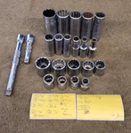 22 Proto Extension 5260-06 Socket Deep Well Standard 3/8" Drive Sae Tool Set Usa. Fixed Price $72.89.