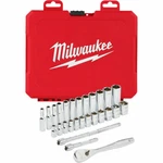 Milwaukee 48-22-9504 1/4 In. Drive 28 Pc. Ratchet & Socket Set-metric. Fixed Price $69.59.