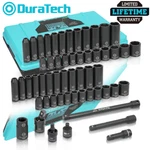 Duratech 55-PIECES 1/2" Impact Set Deep Sae Metric 6 Point. Fixed Price $124.99.