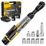 12V High Torque Cordless Ratchet Wrench Set - Includes 6 Sockets & Leds. Fixed Price $161.99.