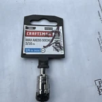 New Craftsman Max Axess 1/4" Inch Drive Sockets Pass Through 3/16" Nos 29219. Fixed Price $9.00.